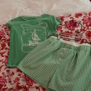 Art Class Green Cotton Tee